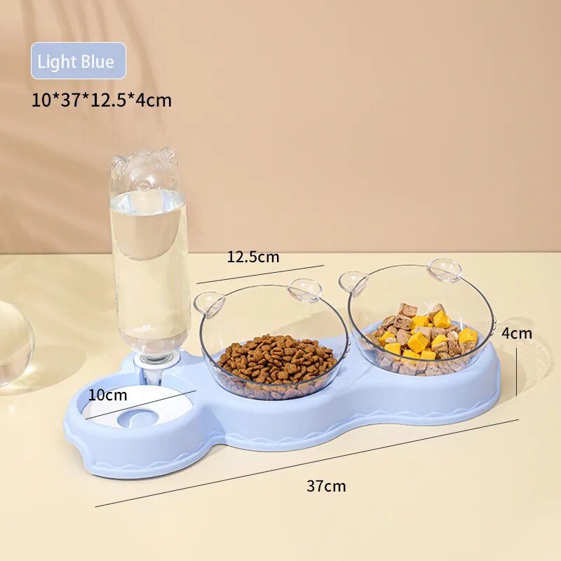 New Automatic Feeder 3-in-1 Drinking Environmental Protection Plastic and Safety Pet Supplies For Cats - The Best Commerce