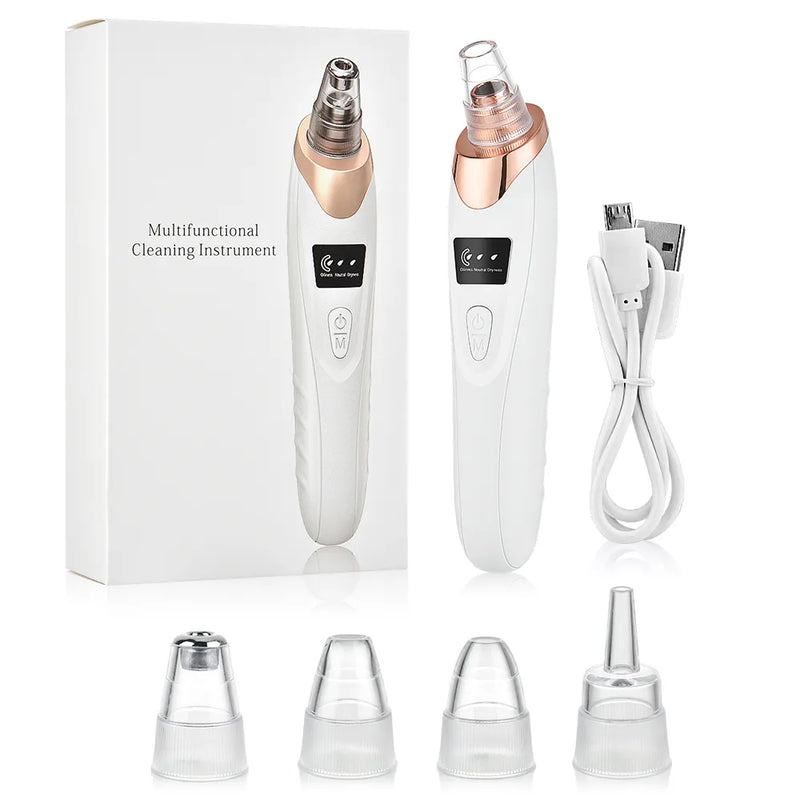 Electric Blackhead Remover Vacuum Acne Cleaner Black Spots Removal Facial Deep Cleansing Pore Cleaner Machine Skin Care Tools - The Best Commerce