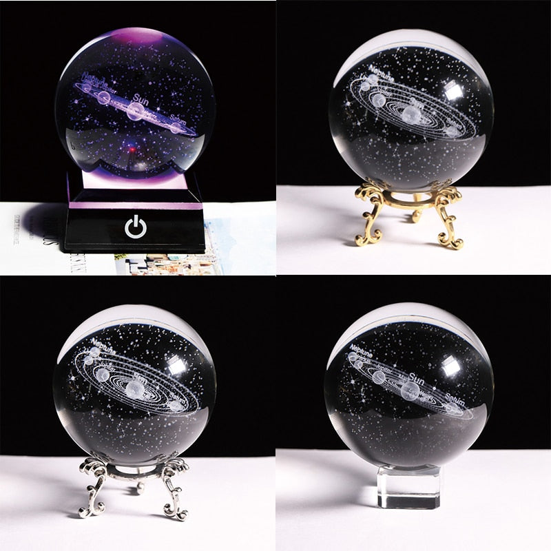 Ball with Touch Switch LED Light Base Astronomy Gifts