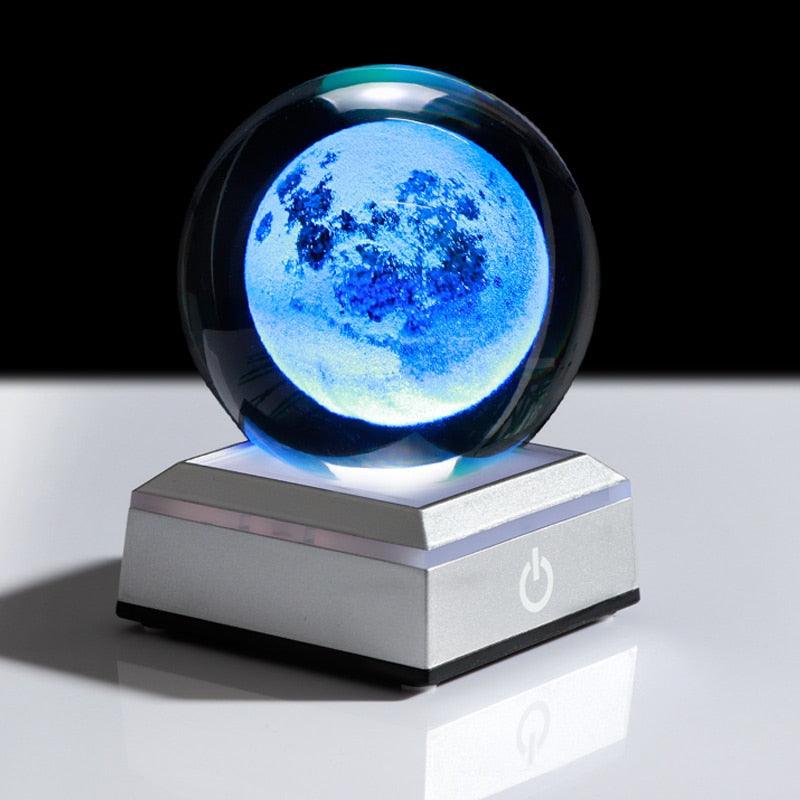 Ball with Touch Switch LED Light Base Astronomy Gifts - The Best Commerce