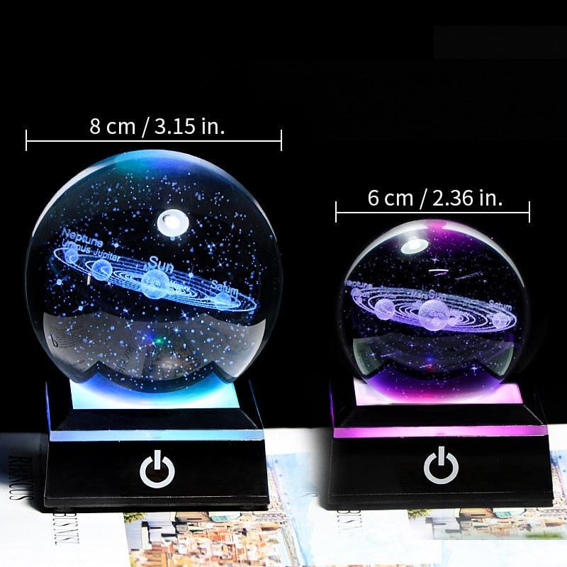 Ball with Touch Switch LED Light Base Astronomy Gifts - The Best Commerce