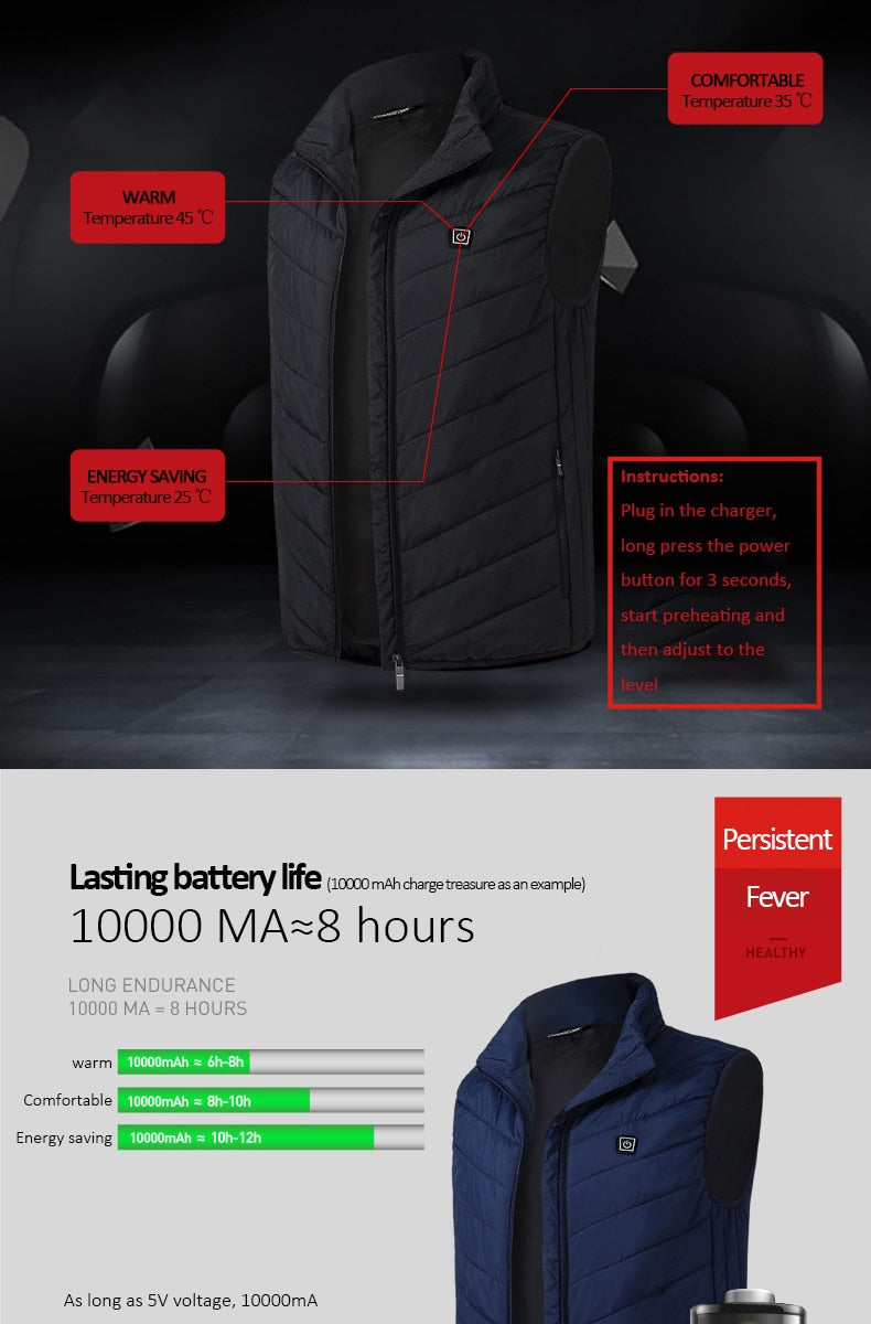 Infrared Heating Vest - The Best Commerce