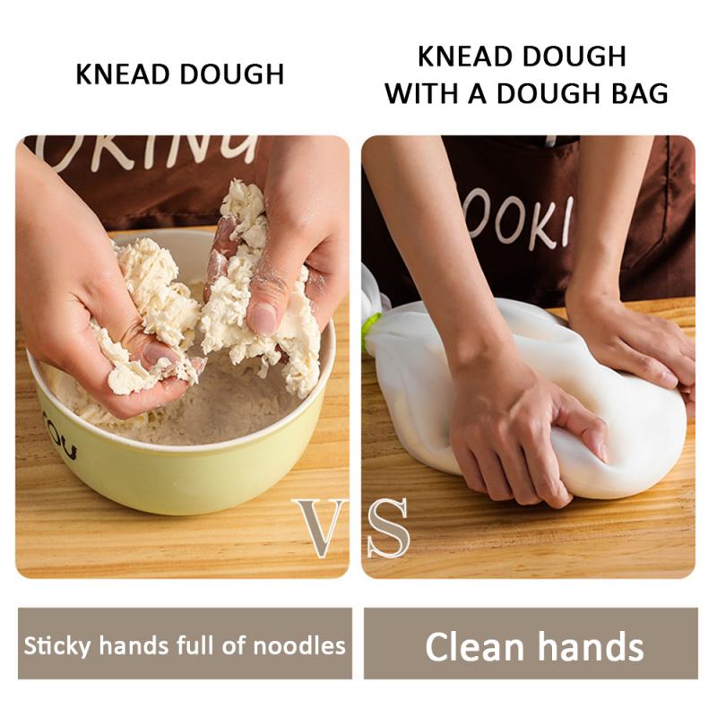 Soft Silicone Bag Flour Dough Mixer/Maker Set - The Best Commerce