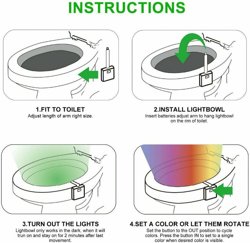 Toilet Seat Night Light - The Best Commerce