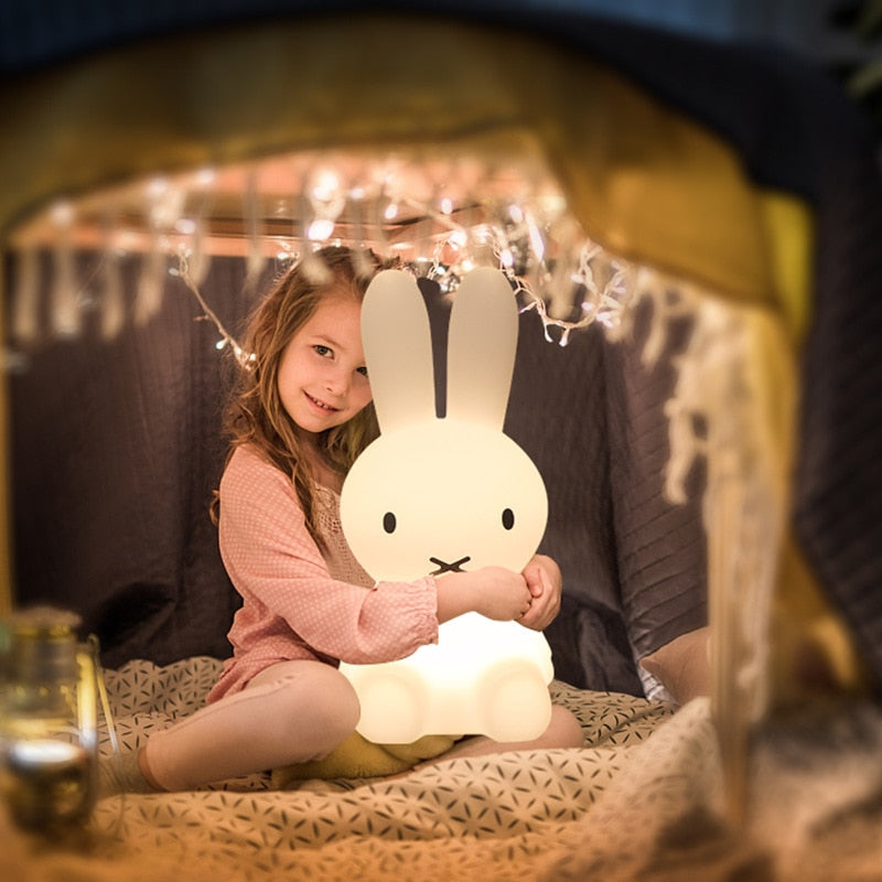 Cute Rabbit LED Night Light Remote Control - The Best Commerce
